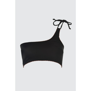 Trendyol Bikini Top with Black Tie Detail
