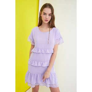 Trendyol Lila Frilled Dress