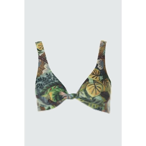 Trendyol Multicolored Tie Detailed Bikini Top