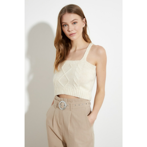 Trendyol Ekru Knitwear Blouse