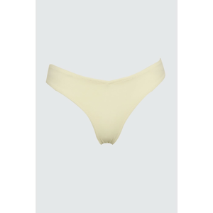 Trendyol Ekru Normal Waist Bikini bottom