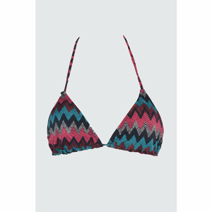 Trendyol Multicolored Color Block Bright Bikini Top