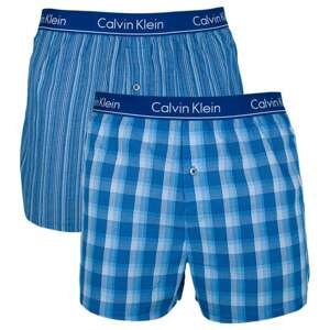 2PACK men&#39;s shorts Calvin Klein slim fit multicolor (NB1544A-LGW)