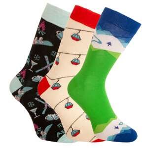 3PACK socks crazy Bellinda multicolored (1004-305 B)