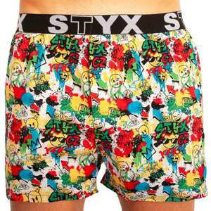 Men&#39;s shorts Styx art sports rubber emoji (B954)