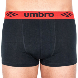 Men&#39;s boxers Umbro short black with red rubber