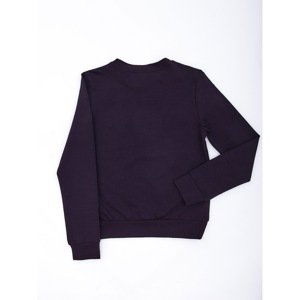 Basic navy blue sweatshirt for youth