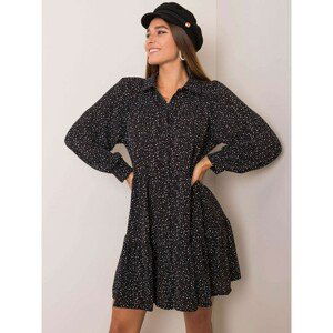 OH BELLA Black buttoned dress