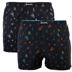 2PACK men&#39;s shorts Meatfly multicolored (Agostino - Sanchez)