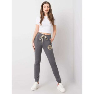 Dark gray melange women´s tracksuits