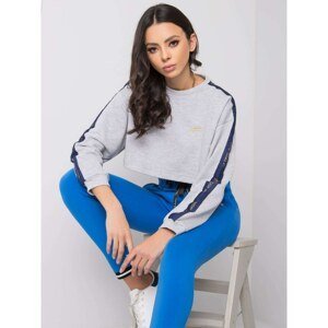 Grey and dark blue sweatshirt by Gillian FOR FITNESS