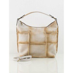 Light beige patchwork bag