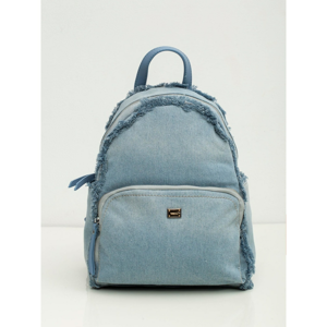 Women's backpack light blue color