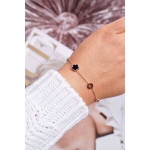 Ladies Celebrity Bracelet Rose Gold Clover