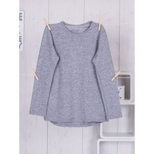 Gray children´s blouse with long sleeves