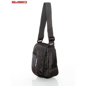 Black bag with adjustable strap