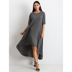 Dark gray oversize dress