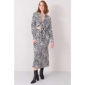 Black and white long dress from BSL