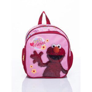 Red school backpack with Elmo from the Muppets
