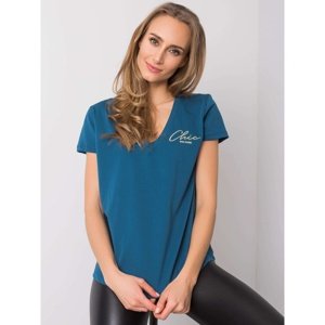 RUE PARIS Sea V-neck t-shirt