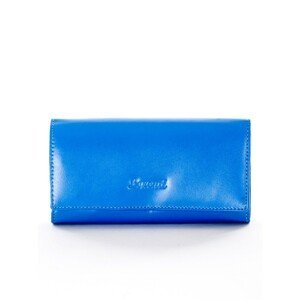 Women´s blue leather wallet