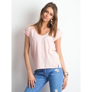 Vibes heather pink T-shirt