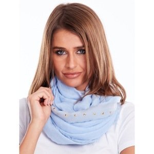 Blue scarf with stars