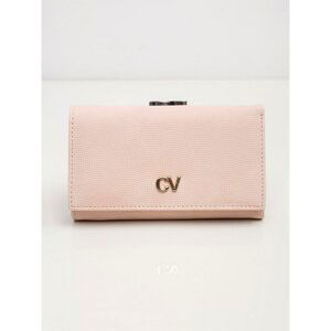 Light pink women´s wallet made of eco-leather