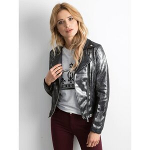 Ramones jacket with a silver sheen