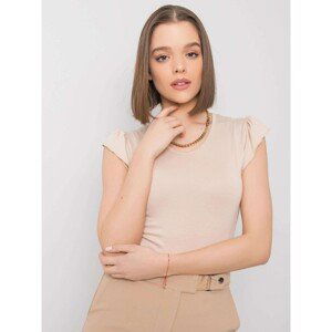 RUE PARIS Women´s light beige blouse