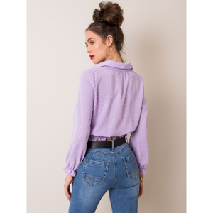 RUE PARIS Ladies´ light purple blouse