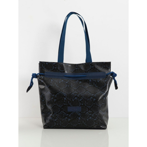 Navy blue bag with animal patterns