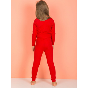 Red leggings for girls