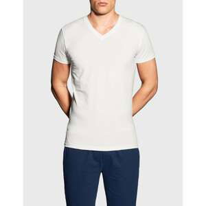 Man T-Shirt Gant V neck white (901911988-110)