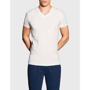 Men's T-shirt Gant V neck white