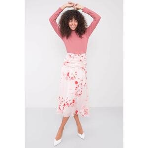 Light pink floral skirt BSL
