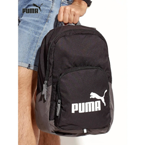 Black backpack with PUMA pocket