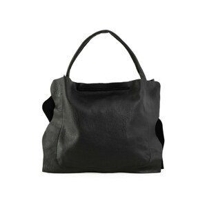 Black soft women´s handbag