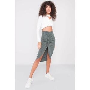 BSL Women´s Green Fitted Skirt