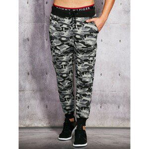 Gray camo sweatpants