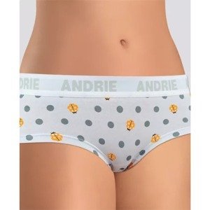 Women&#39;s panties Andrie white with polka dots (PS 2408 B)