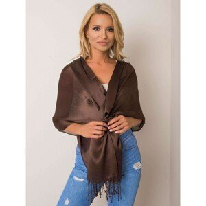 Dark brown smooth shawl