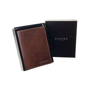 BADURA Brown men´s leather wallet