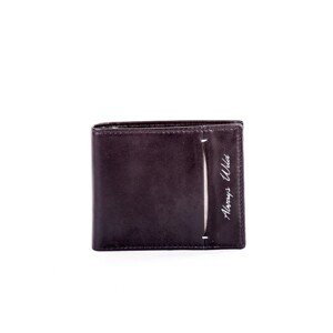Black men's wallet with hole