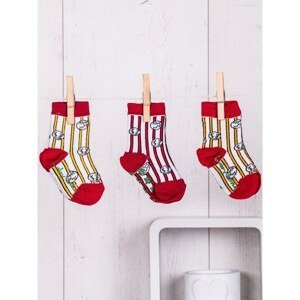 3-pack of striped baby socks set