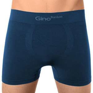 Men's boxers Gino seamless bamboo petrol