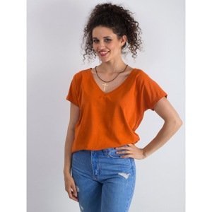 Dark orange T-shirt by Emory