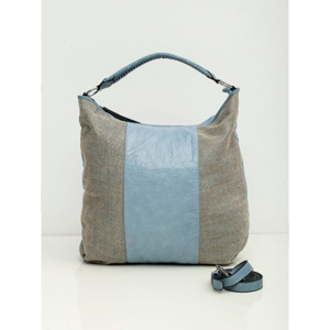 Women´s blue eco-leather bag