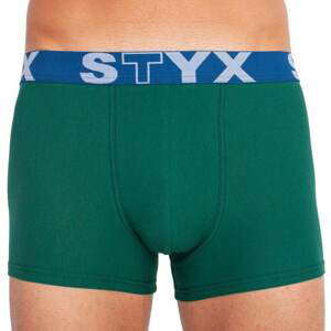 Men&#39;s boxers Styx sports rubber dark green (G1066)