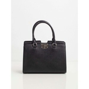 Black purse with a detachable strap